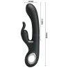 Pretty Love Vibro Rabbit Carina 19 x 3.4 cm Noir